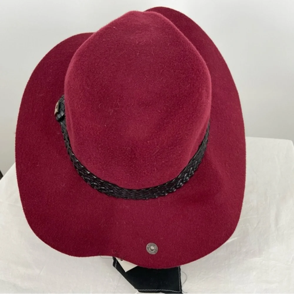 NWT, Peter Grimm‎ Burgundy Joni Felt Hat